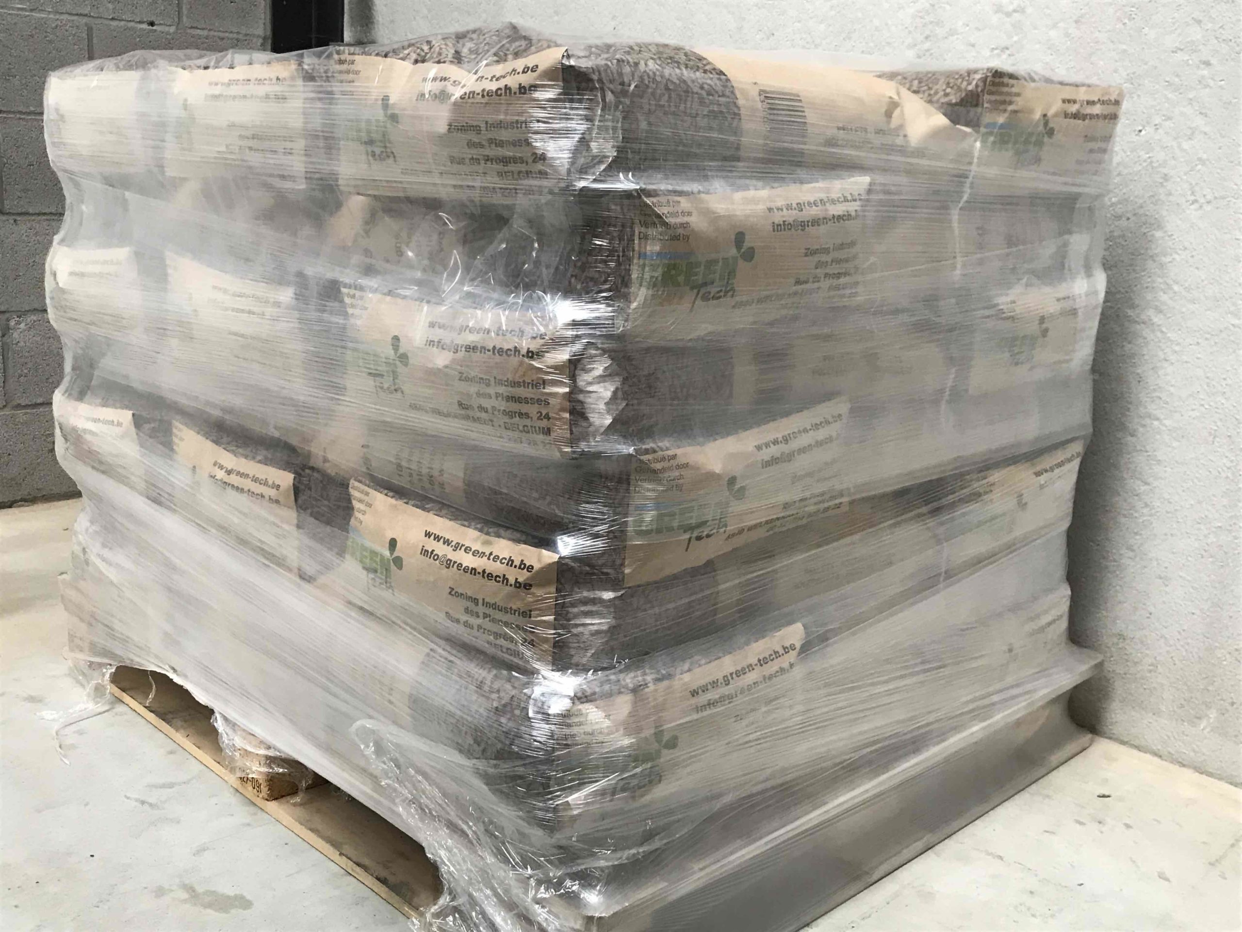 Pellets GREEN-TECH 35 sacs papier -525 kg – 100% résineux – 100