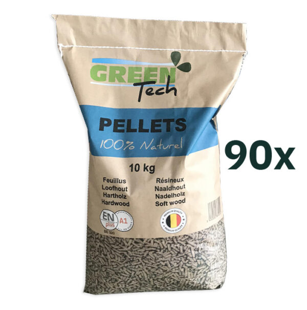 Pellets ENplus GREEN-TECH 90 sacs papier